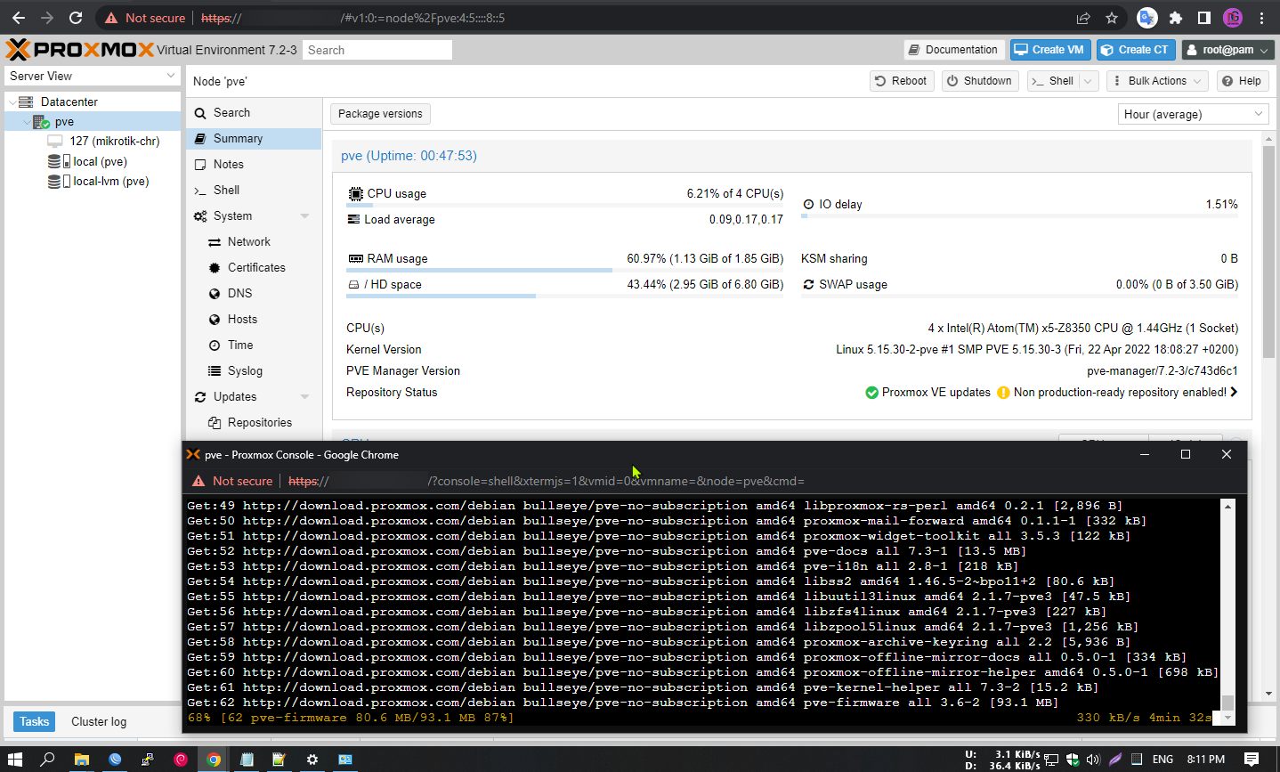 VPN Remot - Promox Ve 
